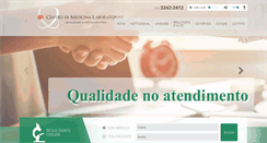 Desktop Screenshot of centromedicina.com.br